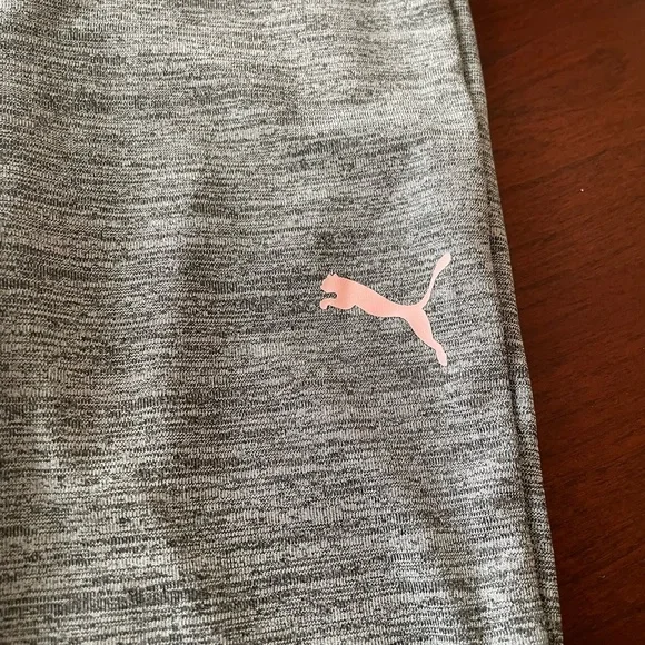 Puma Kids Gray Leggings, Sz 3T - Picture 3 of 5